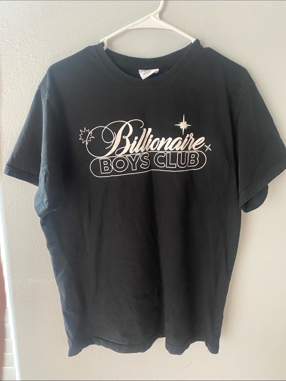 Billionaire Boys Club Black Tee with White Logo